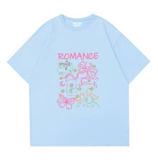 Dreamy "ROMANCE" Fairytale Graphic Casual Top