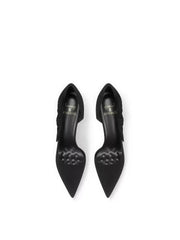 Elegant Heels with Bow Accent and Pointed Toe