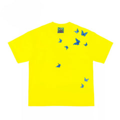 Flying Blue Butterflies Graphic T-Shirt