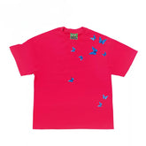 Flying Blue Butterflies Graphic T-Shirt