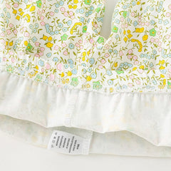 Girls' Rabbit T-Shirt with Floral Leggings Set