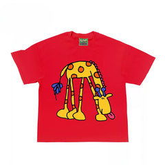 Humorous Giraffe Graphic Tee for Boys and Girls