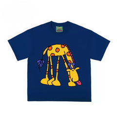 Humorous Giraffe Graphic Tee for Boys and Girls