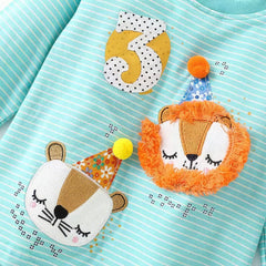Jumping Meters Toddler 3rd Birthday Animal Tee