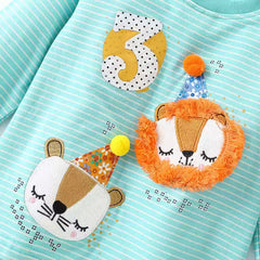 Jumping Meters Toddler 3rd Birthday Animal Tee