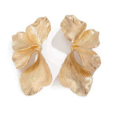 Large Statement Petal Drop Earrings