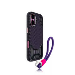 Funda de cuero con diseño antigolpes y disipación de calor para iPhone