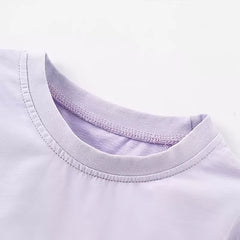 Long-Sleeve T-Shirt with "Sister" Animal and Rainbow Graphic
