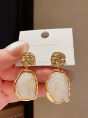Luxurious Elegant Vintage Inspired Asymmetrical Drop Earrings