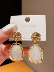 Luxurious Elegant Vintage Inspired Asymmetrical Drop Earrings