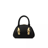 Mini Leather Top Handle Bag with Timeless Designer Appeal