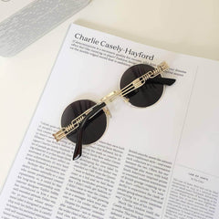 Mirror Lens Round Sunglasses