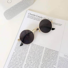 Mirror Lens Round Sunglasses