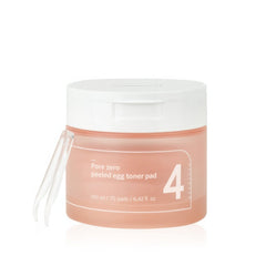 Almohadilla tónica con huevo exfoliante Numbuzin No.4 Pore Zero