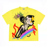 Streetwear Graphic Tee with Astro Boy Anime Design