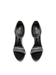 Open Toe Scarleete Ankle Rhinestone Diamante Heels