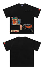 Outlaw Wanted Poster Graphic T-Shirt