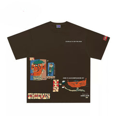 Outlaw Wanted Poster Graphic T-Shirt