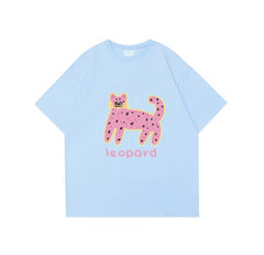 Oversized Leopard Print T-Shirt