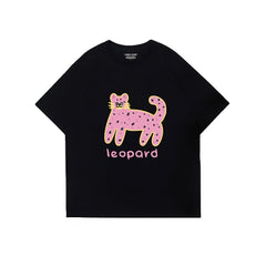 Oversized Leopard Print T-Shirt