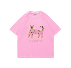 Oversized Leopard Print T-Shirt