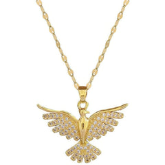 Phoenix Eagle Pendant Necklace