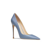 Pointed Toe High Heel Leather Pumps