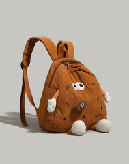 Retro MR PUFFER Cordroy Backpack