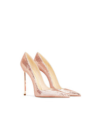Tacones de aguja con punta puntiaguda y decoración de lentejuelas