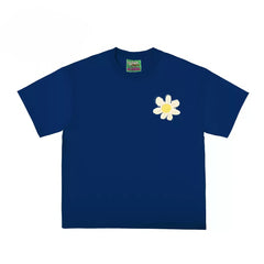Simple Daisy Pocket Graphic T-Shirt