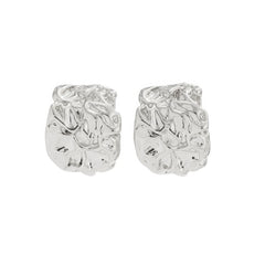 Statement Nugget Textured Stud Earrings