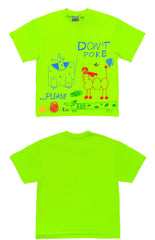 Streetwear Graphic Tee with Abstract Animal Print