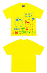 Streetwear Graphic Tee with Abstract Animal Print