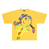 Unique Bejeweled Abstract Graphic T-Shirt