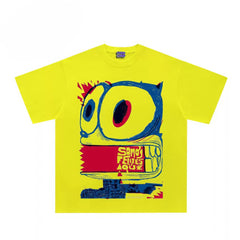 Unisex Graphic T-Shirt with Abstract Character Design