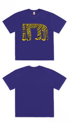 Unisex Graphic Tee with Funny Striped Animal Print