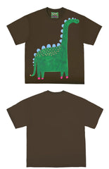 Whimsical Dinosaur Graphic T-Shirt for Boys and Girls