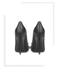 Women's Begum Embellished Satin Pointed Toe High Heel Pumps