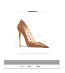 Women's Classic Pointed Toe High Heel Pumps