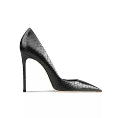 Women's Snakeskin Pointed Toe High Heel Pumps