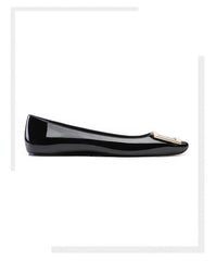 Women's Trompette Ballet Flats with Signature Buckle Detail
