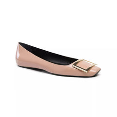 Women's Trompette Ballet Flats with Signature Buckle Detail