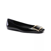 Women's Trompette Ballet Flats with Signature Buckle Detail
