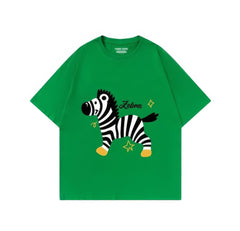 Zebra Print Oversized T-Shirt