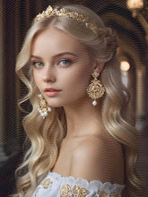 A Portrait of Young Blonde Woman Posing in White Dress