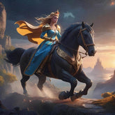 A Princess on a Stallion