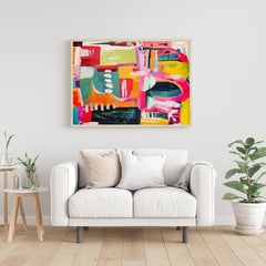 Abstract Colorful Modern Gallery Wall Art