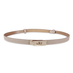 Adjustable Designer Belts for Women khaki belt / 98x1.6cm