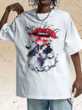 Men's short-sleeve T-shirt featuring a printed graphic design.