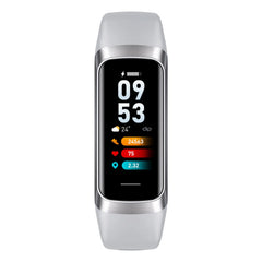 AMOLED Smart Watch with Heart Rate Monitoring, Waterproofing, and Temperature Tracking SilverGray